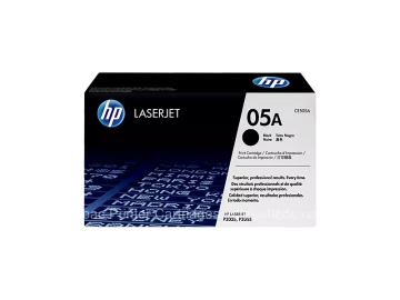 HP 05A Black LaserJet Toner Cartridge,2,300 pages
